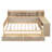 Multi-functional Bed with Two Storage Drawers and Study Desk