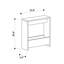 Table de bout avec rangement Frame-674964408