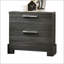 Table de chevet 2 tiroirs Beckley