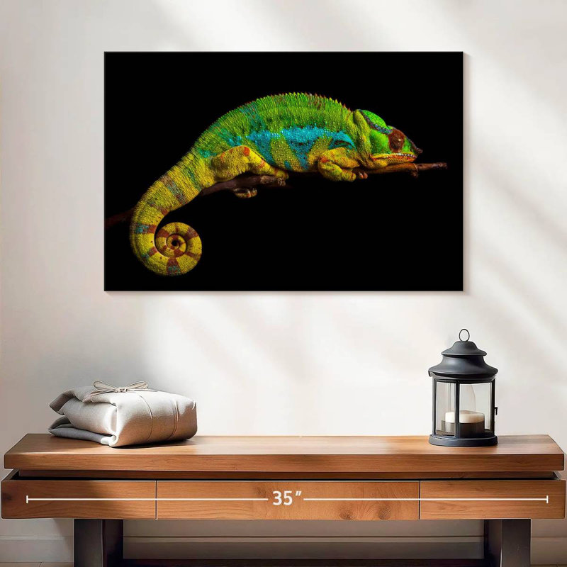 Sleeping Panther Chameleon, 16" H x 24" W