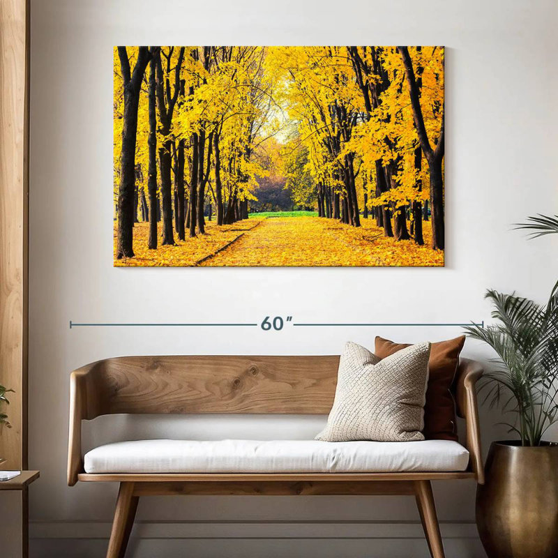 Sireci Autumn Park Foliage, 32" H x 48" W