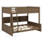 Bunk Bed With Storage Cabinets And USB Ports-1909485901