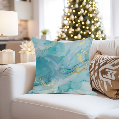 Abstract Geode II Modern Throw Pillow Cover