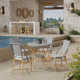 Ellie Wicker Dining Side Chair