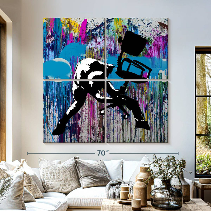 Leisha F The Office, 57" H x 57" W
