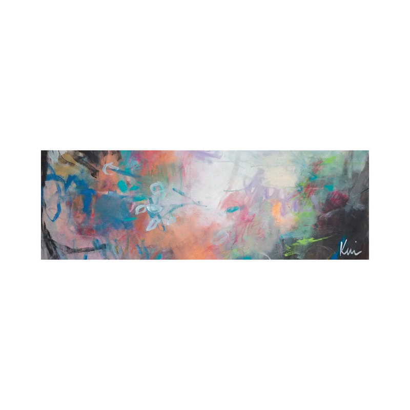 Embraced By Nature by Kerri Blackman - Panoramic Painting on Canvas, 30.48cm H x 91.44cm W x 3.81cm D, Wrapped Canvas