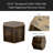 23.62'' Hexagonal Coffee Table Side Table-551107124