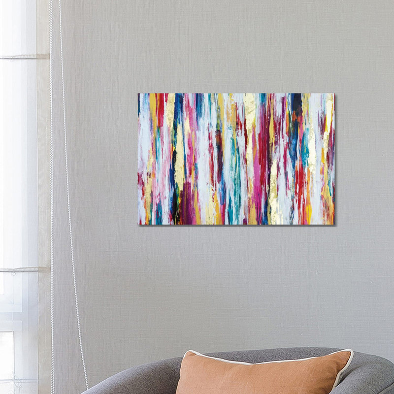 Thoughts Full Of Colours by Nikki Chauhan - Print on Canvas, Wrapped Canvas, 66.04 cm H x 45.72 cm W x 1.91 cm D