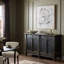 Marjorie 4 Door Sideboard-Distressed Black-181864673