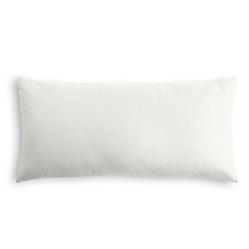 Housse de coussin rectangulaire et insert, 14 po x 48 po, Beige clair