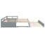 Lit de jour extensible avec couchette, lit de jour en bois avec couchette-1366053907
