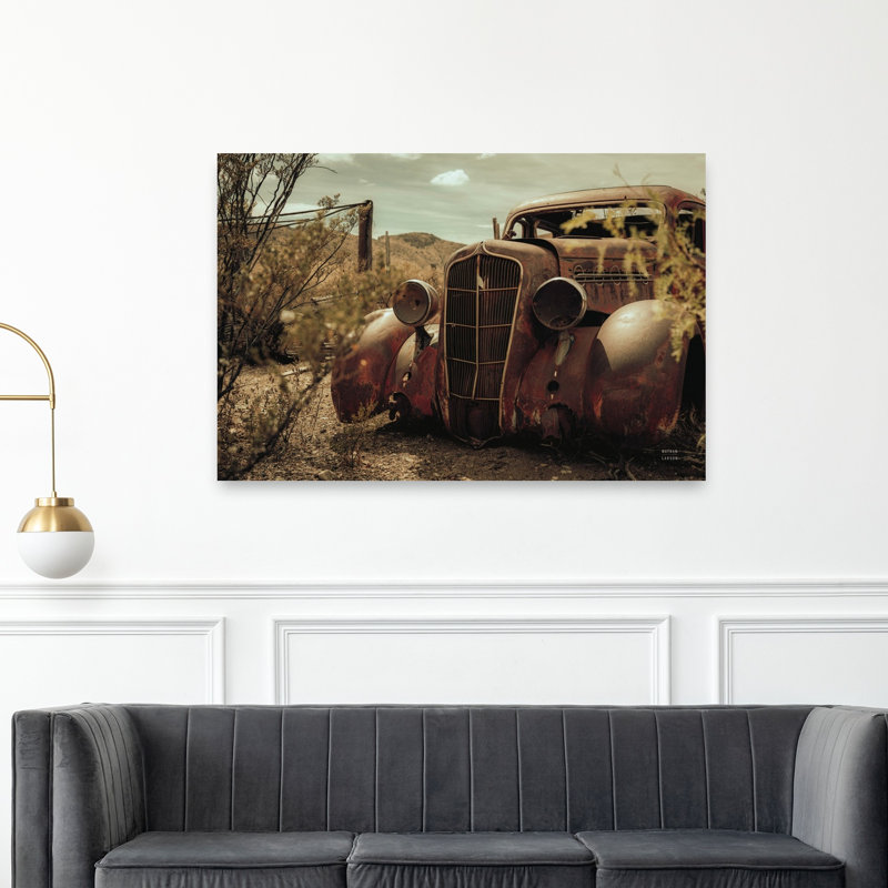 Impression d'art mural paysage naturel abstrait, 40" H x 60" W