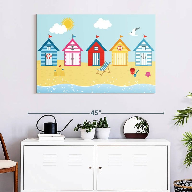 Gillard Cartoon Beach Huts