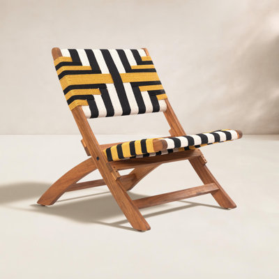 Leigha Acacia Outdoor Lounge Chair