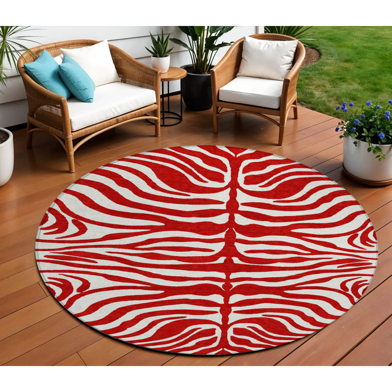 Tapis d'intérieur rond 8 po