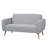 Lieberman 58" Round Arm Loveseat-1785535351