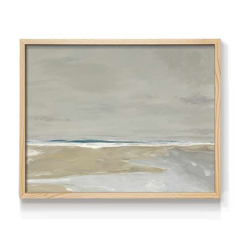Oregon Coast - Reproduction encadrée - Restickable, Naturel, H 16 po x l 20 po