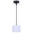 Jaqui 1 - Light Matte Black LED Drum Pendant