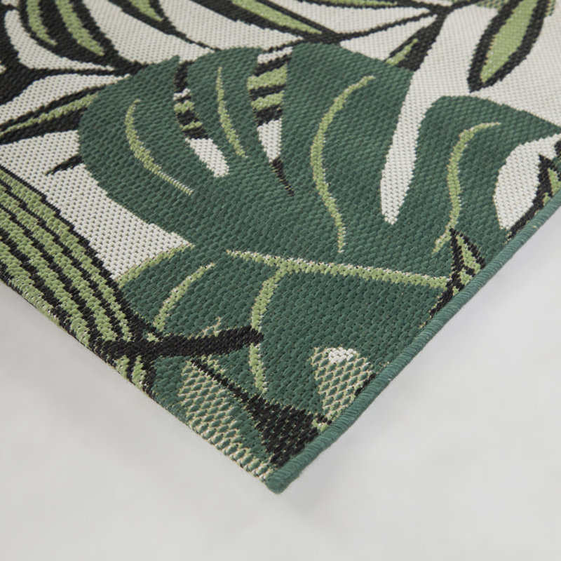 Tapis d'intérieur / extérieur blanc Aquilina
