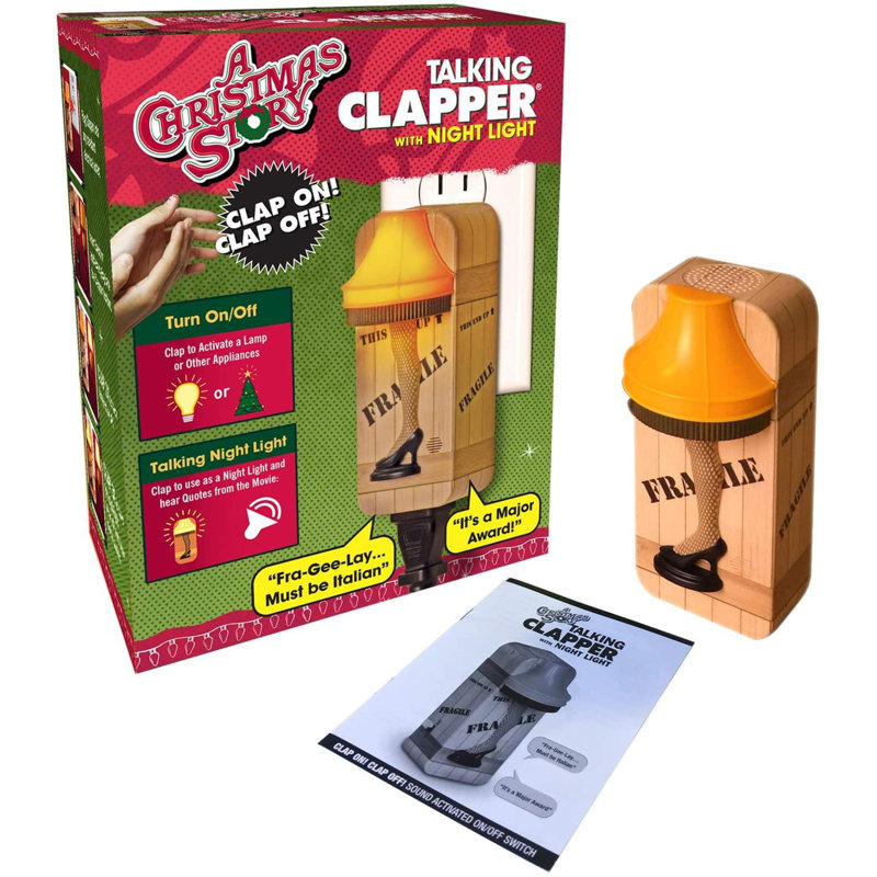 A Christmas Storey Leg Lamp Talking Clapper Sound Activated Switch