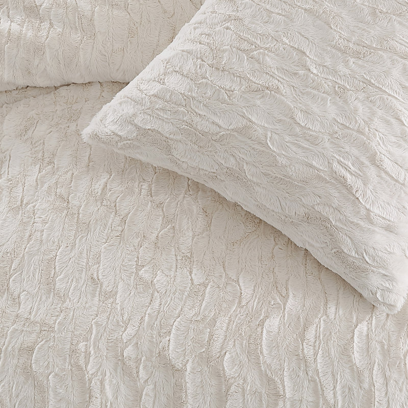 Ensemble d'édredon en fausse fourrure Heavenly, Grand