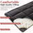 Japanese Floor Mattress Futon Mattress 3" Grey Tatami Mat Shredded Memory Foam Filled Sleeping Pad, Foldable & Portable Roll Up Lounger Camping Bed For Kids And Adult, 80"-270920075
