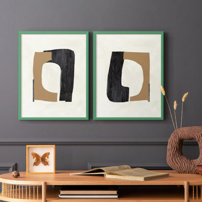 Cardboard Cutouts I-Premium Framed Print -Ready to Hang - No Nails Required - No Nails Required
