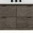 48" Transitional Floating Single Sink Solid Wood Gray Oak Bath Vanity with Engineered Marble Top-624631625
