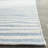 Ilona Striped Hand-Woven Flatweave Cotton Area Rug in Ivory/Light Blue-25415060