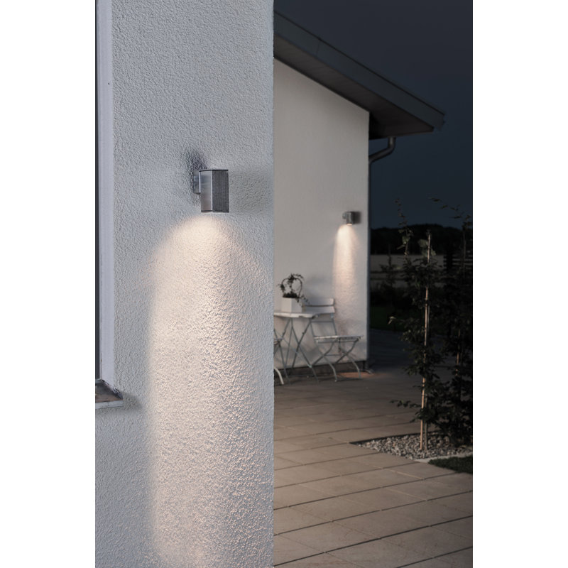 Monza 13.5cm H Outdoor Armed Sconce, Aluminium