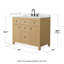 Pendry 42" Freestanding Single Bathroom Vanity with Quartz Top-1005956185-978570486-978570483
