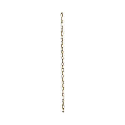 3' Washed Gold Leaf Chain
