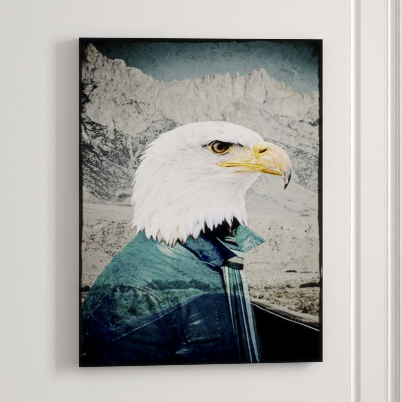 Free Spirit B Print by GI ArtLab, 40" H x 30" W, Glass Coat