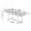 Arva 8 - Person Wood Patio Dining Set with Rectangular Table