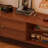 Retro solid wood living room TV cabinet