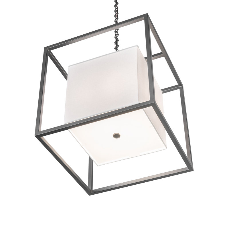 22" Square Kitzi Box Pendant