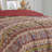 Red Boho Print Quilted Reversible 3 Piece Bedspread Set,Queen-122093250