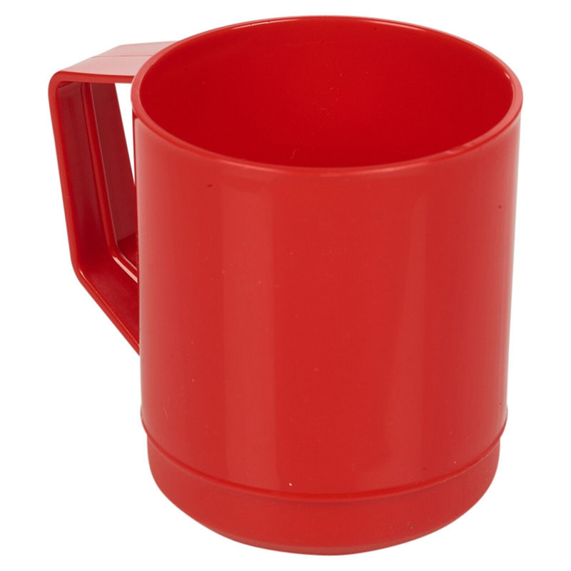 Nolly Plastic Coffee Mug, Red