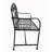 Metal Garden Bench Tree Pattern-109762775