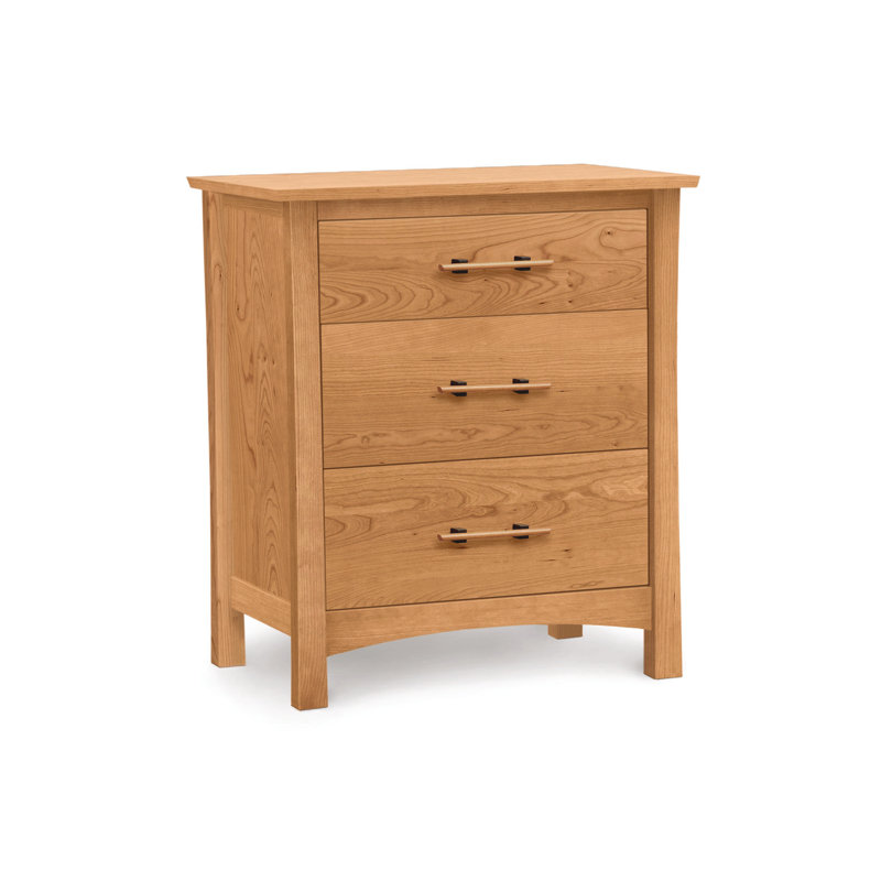 Monterey 3 - Drawer Dresser, Natural Cherry, Conventional