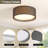 Addae 15.7" W 3-Light Dimmable Acrylic Shade Flush Mount-1874465117