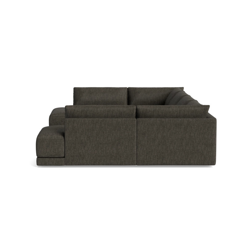 Eva Sectional, Performance Weave - Onyx
