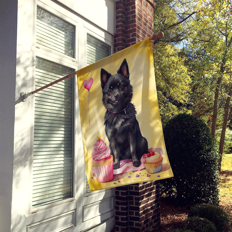 Drapeau «Happy Birthday House», Schipperke