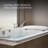 RiverBath 75" x 45" Drop In Whirlpool Acrylic Bathtub with Light and Heater-2380479