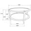 Table basse ronde en bois