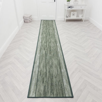 Runner Abstract Looped / Hooked Area Rug