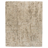 Quarry Abstract Area Rug in Beige/Brown