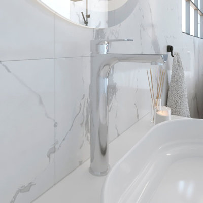 DAX Single Handle Brass Bathroom Vessel Faucet