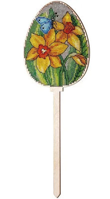 Narcissus Counted Cross Stitch Kit by Alisena 5537-bA