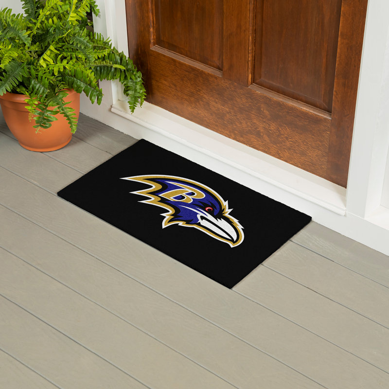 Tapis en PVC pleine couleur, 16 po x 28 po, Ravens de Baltimore